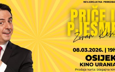 Zoran Kesić se vraća u Osijek — Priče i p(j)esme 8.3.2026. u 19 sati