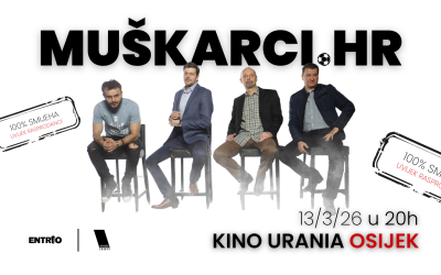Predstava Muškarci.hr – u kinu Urania